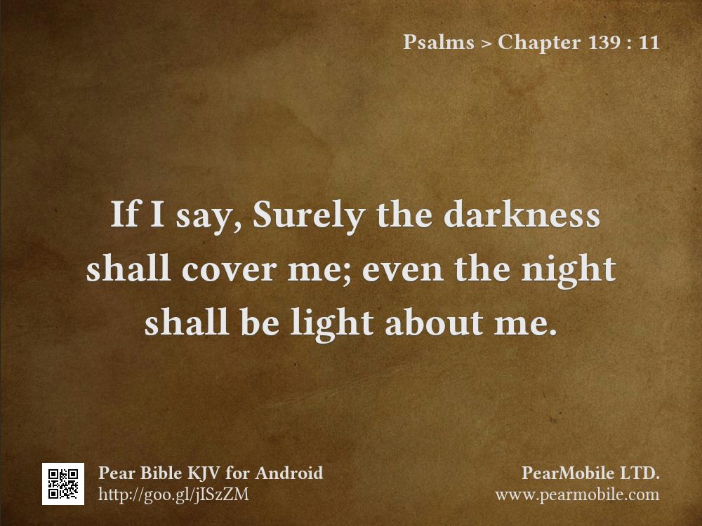 Psalms, Chapter 139:11
